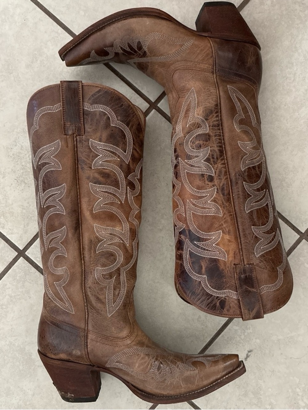 Shyanne "High Desert" Tall Western Leather Boots